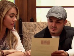 Small tits babe is having the best swinger orgy of her life!